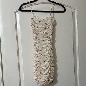 Floral Ruched Dress